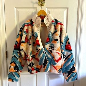 Hit The Slopes Printed Fleece Jacket | Size:S | FP movement